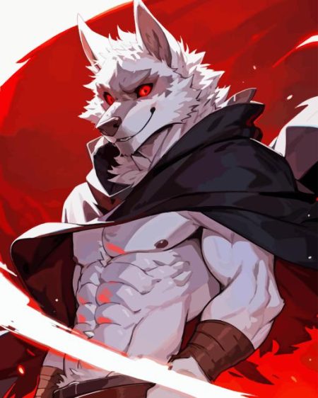 Death Wolf Diamond Painting