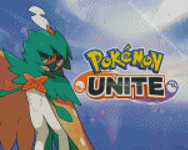 Decidueye Pokemon Unite Diamond Painting