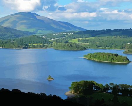 Derwent Water Landscape Diamond Painting