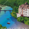 Dordogne Poster Diamond Painting