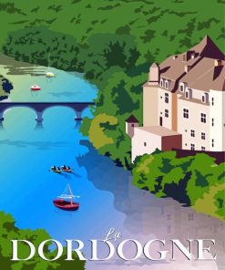 Dordogne Poster Diamond Painting