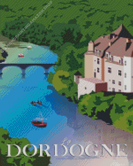 Dordogne Poster Diamond Painting