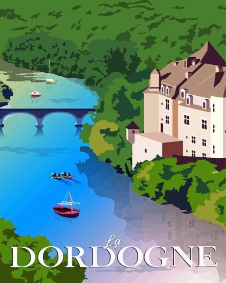 Dordogne Poster Diamond Painting