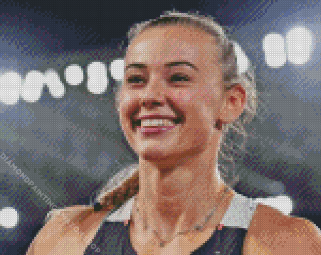 Dutch Hurdler Nadine Visser Diamond Painting