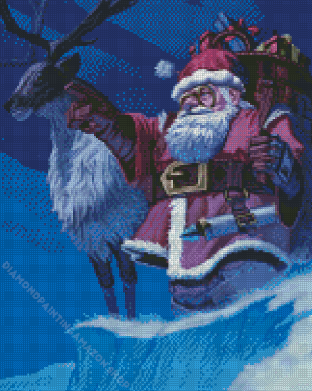 Dwarf Santa Diamond Painting