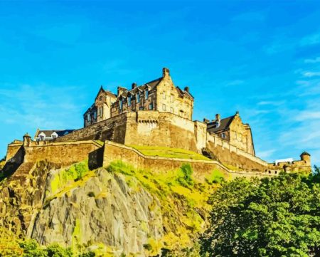 Edinburgh Castle Diamond Painting