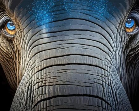 Elephant Eyes Diamond Painting