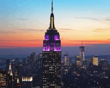 Empire State Building Diamond Painting
