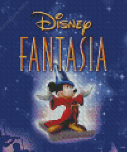 Fantasia Mickey Mouse Diamond Painting