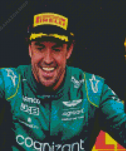 Fernando Alonso Diamond Painting