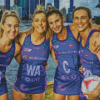 Firebirds Netball Diamond Painting