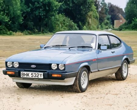 Ford Capri Car Diamond Painting
