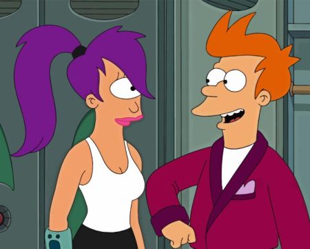 Fry And Leela Diamond Painting