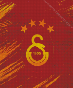 Galatasaray Logo Art Diamond Painting