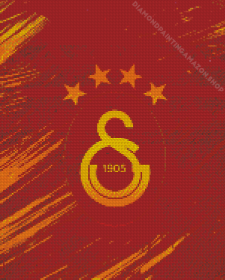 Galatasaray Logo Art Diamond Painting