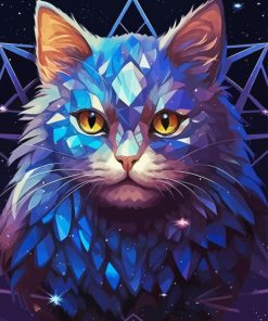 Galaxy Cat Diamond Painting