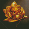 Golden Rose Diamond Painting