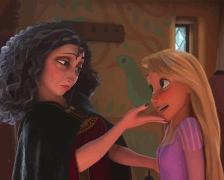 Gothel With Rapunzel Diamond Painting