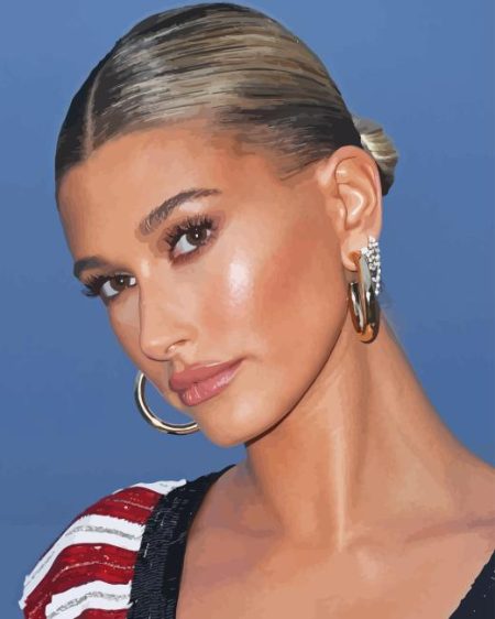 Hailey Bieber Diamond Painting
