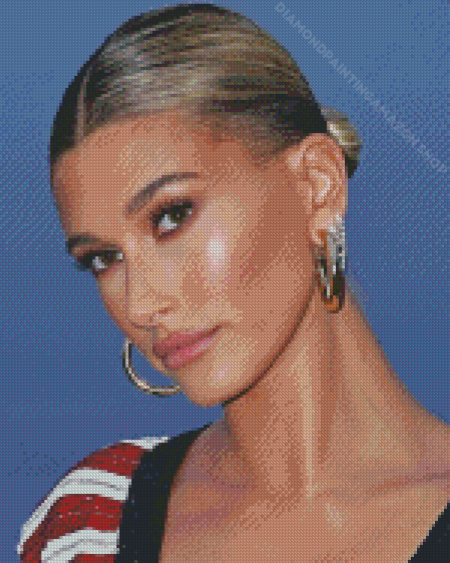 Hailey Bieber Diamond Painting