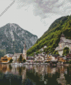 Hallstatt Lake Diamond Painting