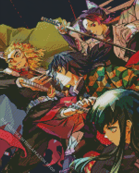 Hashira Demon Slayer Diamond Painting