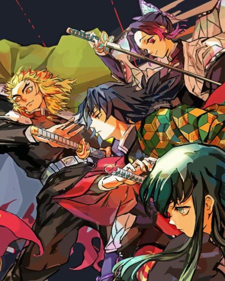 Hashira Demon Slayer Diamond Painting