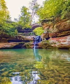 Hocking Hills Diamond Painting