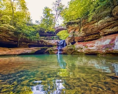 Hocking Hills Diamond Painting