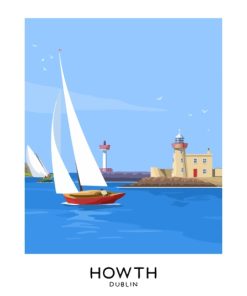 Howth Dublin Poster Diamond Painting