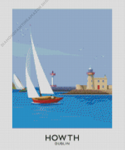 Howth Dublin Poster Diamond Painting