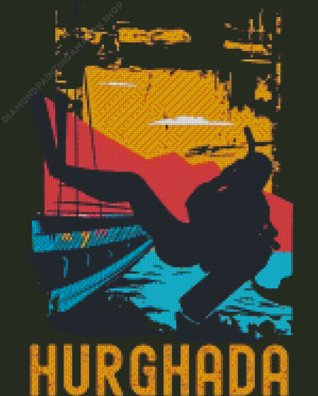 Hurghada Colorful Poster Diamond Painting