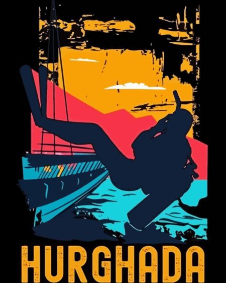 Hurghada Colorful Poster Diamond Painting