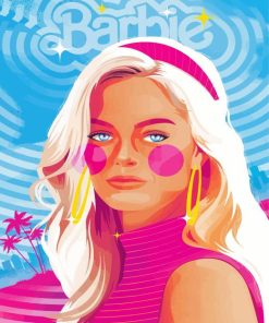 Illustration Barbie Diamond Painting