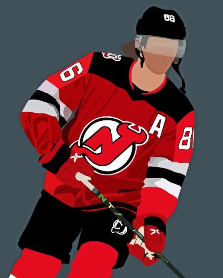 Illustration NJ Devils Diamond Painting