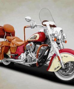 Indian Chief Bike Diamond Painting