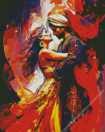 Indian Lovers Diamond Painting