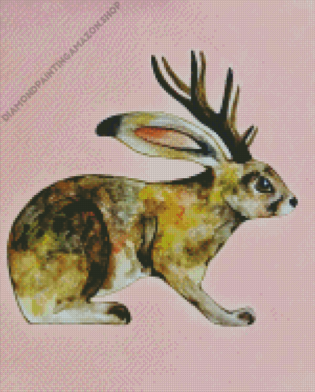 Jackalope Diamond Painting