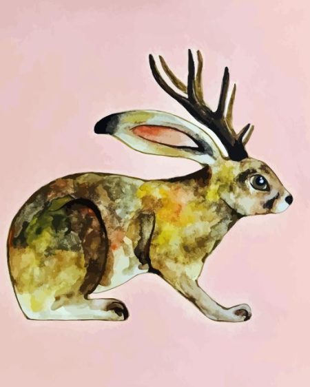 Jackalope Diamond Painting