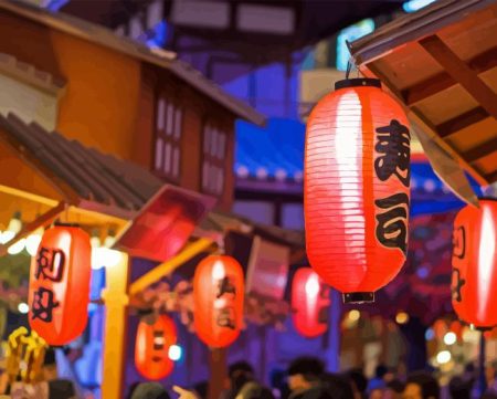 Japan Lights Diamond Painting