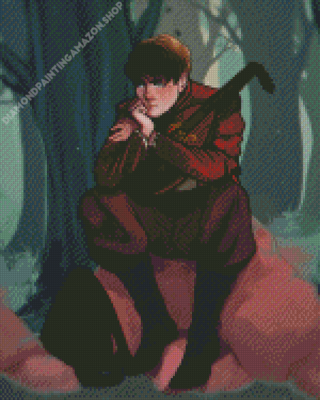 Jaskier Character Diamond Painting