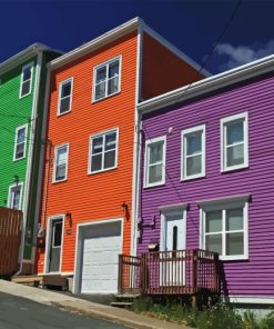 Jellybean Houses Diamond Painting