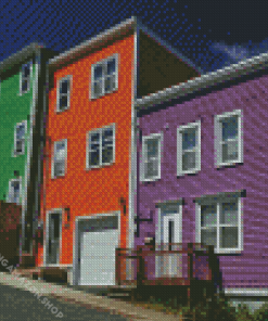 Jellybean Houses Diamond Painting