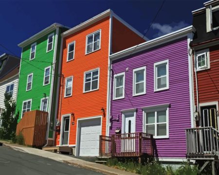 Jellybean Houses Diamond Painting