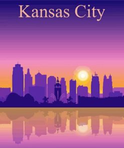 Kansas City Sunset Diamond Painting