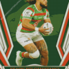 Keaon Koloamatangi Tonga Rugby Player Diamond Painting