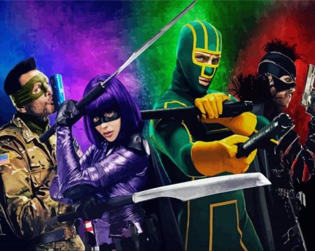 Kick Ass Movie Diamond Painting
