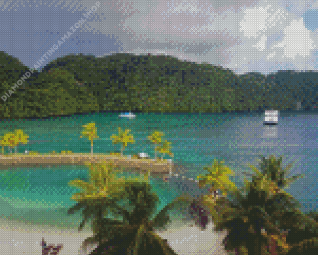 Koror Beach Diamond Painting