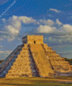 Kukulcan El Castillo Diamond Painting