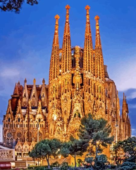 La Sagrada Familia Diamond Painting